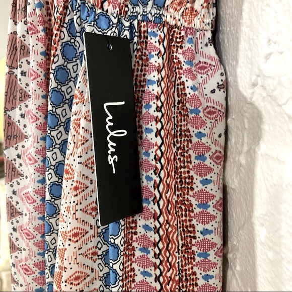 LULUS Maxin' Relaxin' Multi Print Maxi Dress - Picture 6 of 6
